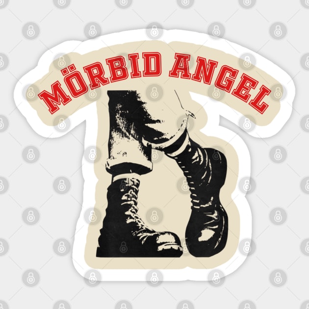 Boots morbid angel Sticker by Lulabyan